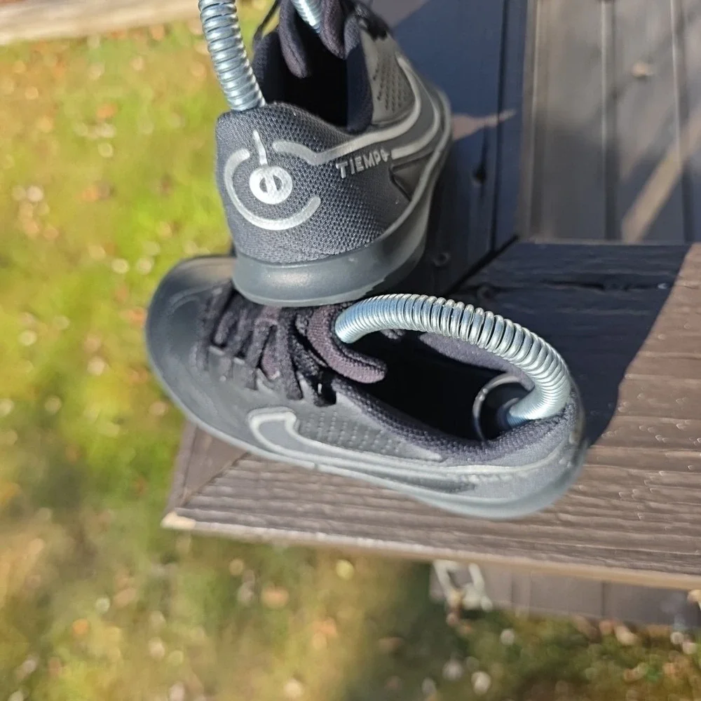 Nike‎ Tiempo Legend Club Ic Black-Iron Grey Sz 10.5 C Girls VGC